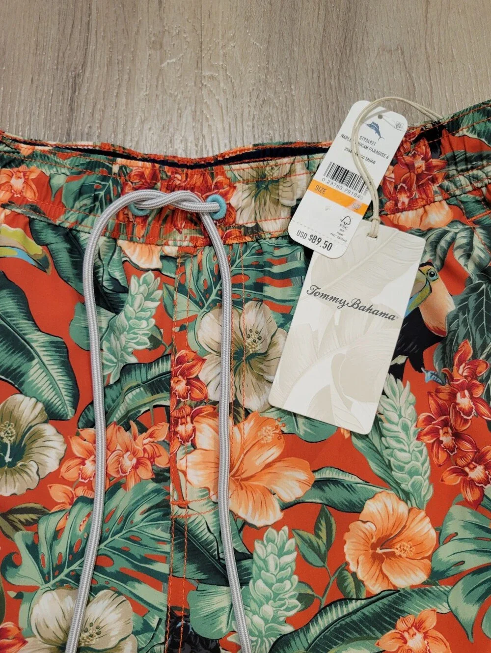 NWT Tommy Bahama Naples Toucan Paradise 6